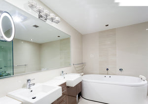 Rubicon 5 Light Vanity in Chrome Finish