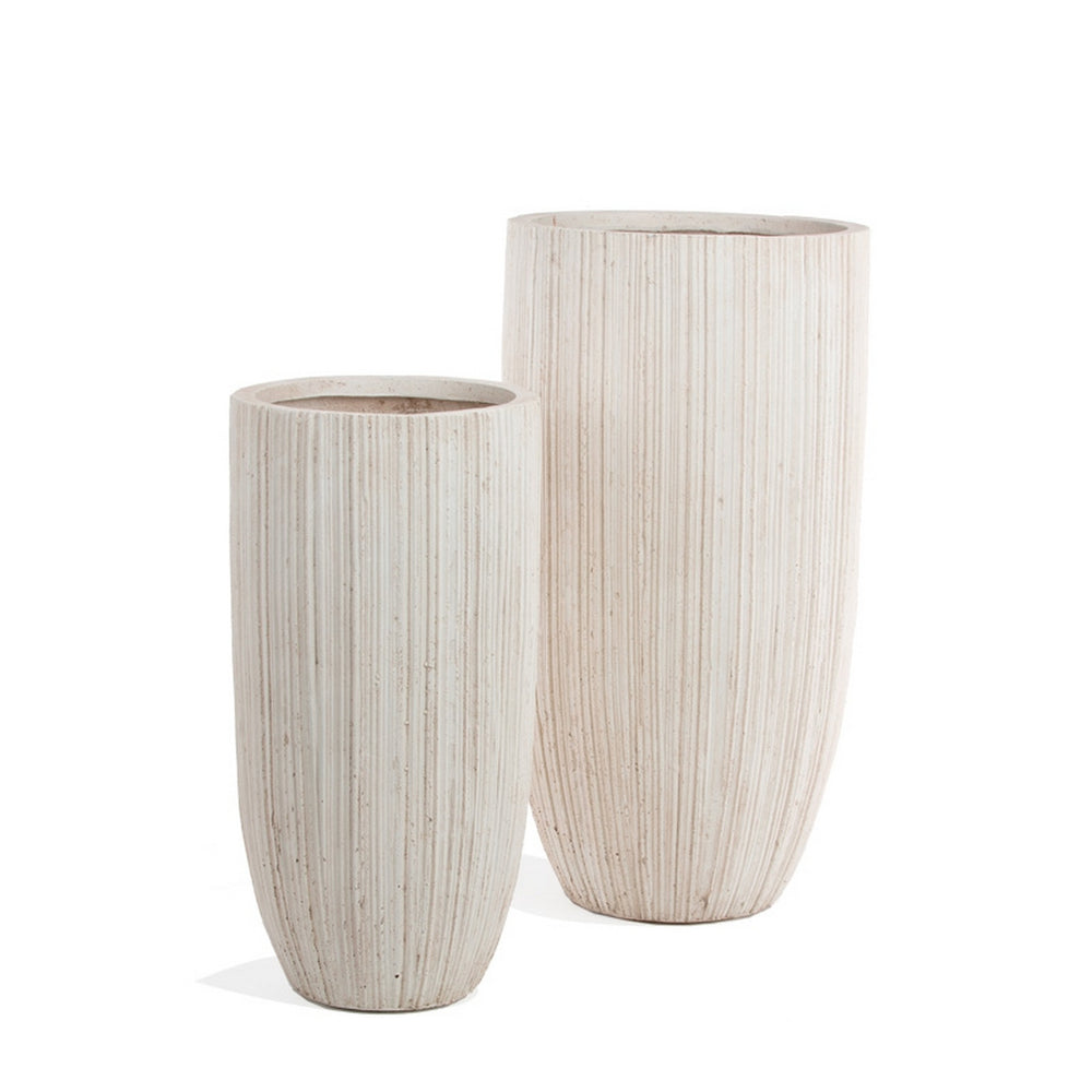 Linea Fiber Clay Medium Set/2 Planters