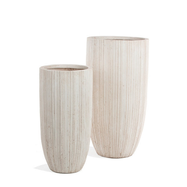 Linea Fiber Clay Medium Set/2 Planters