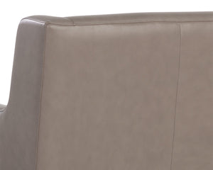 TALULA LOUNGE CHAIR - ALPINE GREY LEATHER