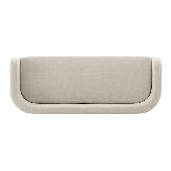 Wendy KD Fabric Storage Bench, Meridian Cream