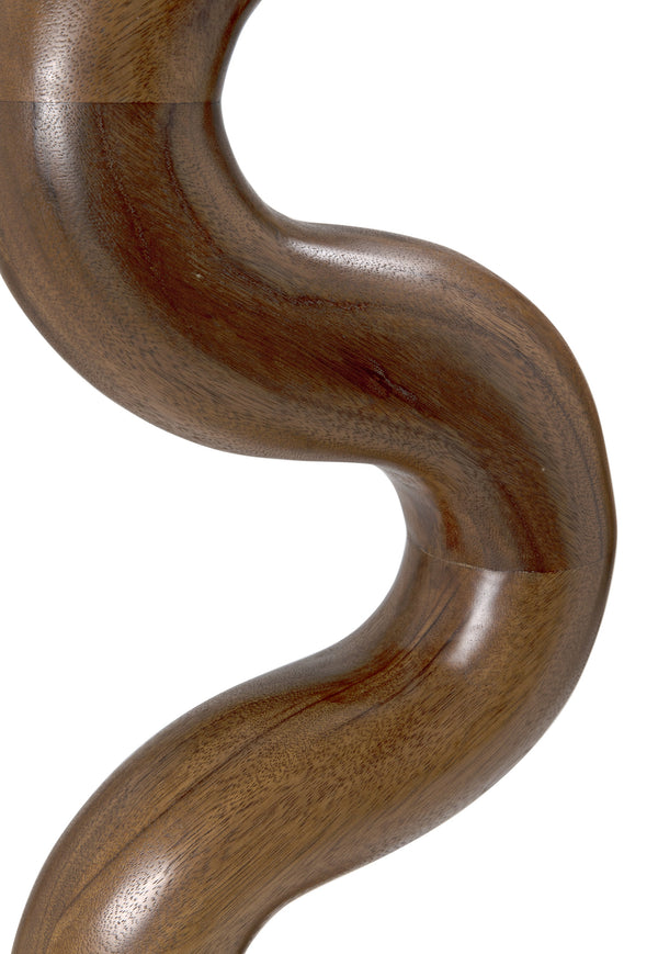Asclepius Dark Walnut Sculpture