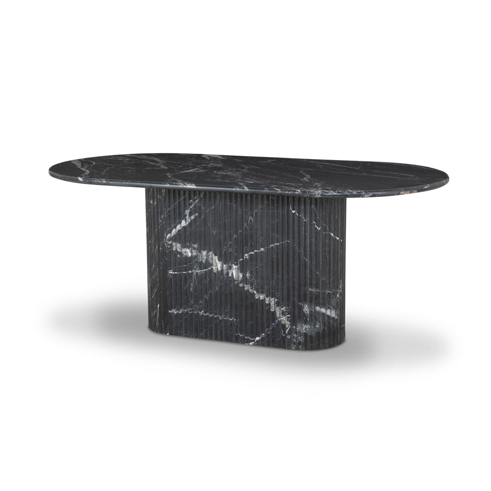 Oranda Dining Table - Black Marble