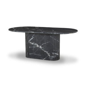 Oranda Dining Table - Black Marble