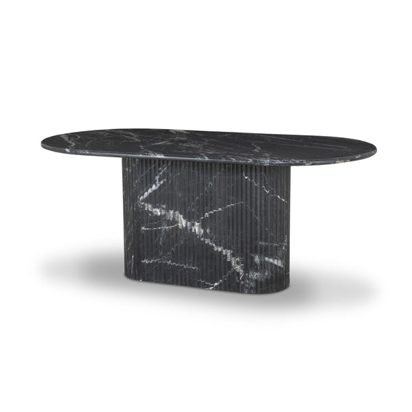Oranda Dining Table - Black Marble