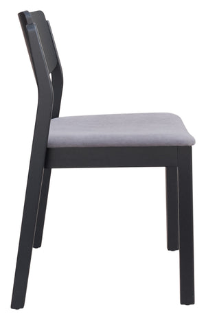 Desdamona Dining Chair (Set of 2) Gray & Black