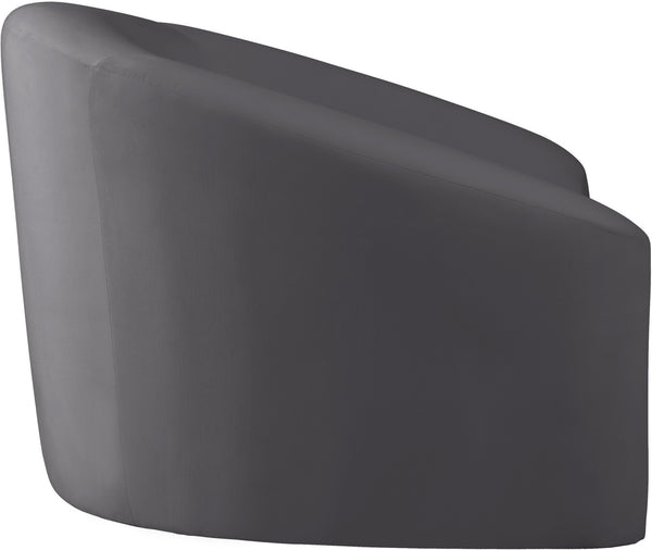 Vivian Chair In Grey Velvet