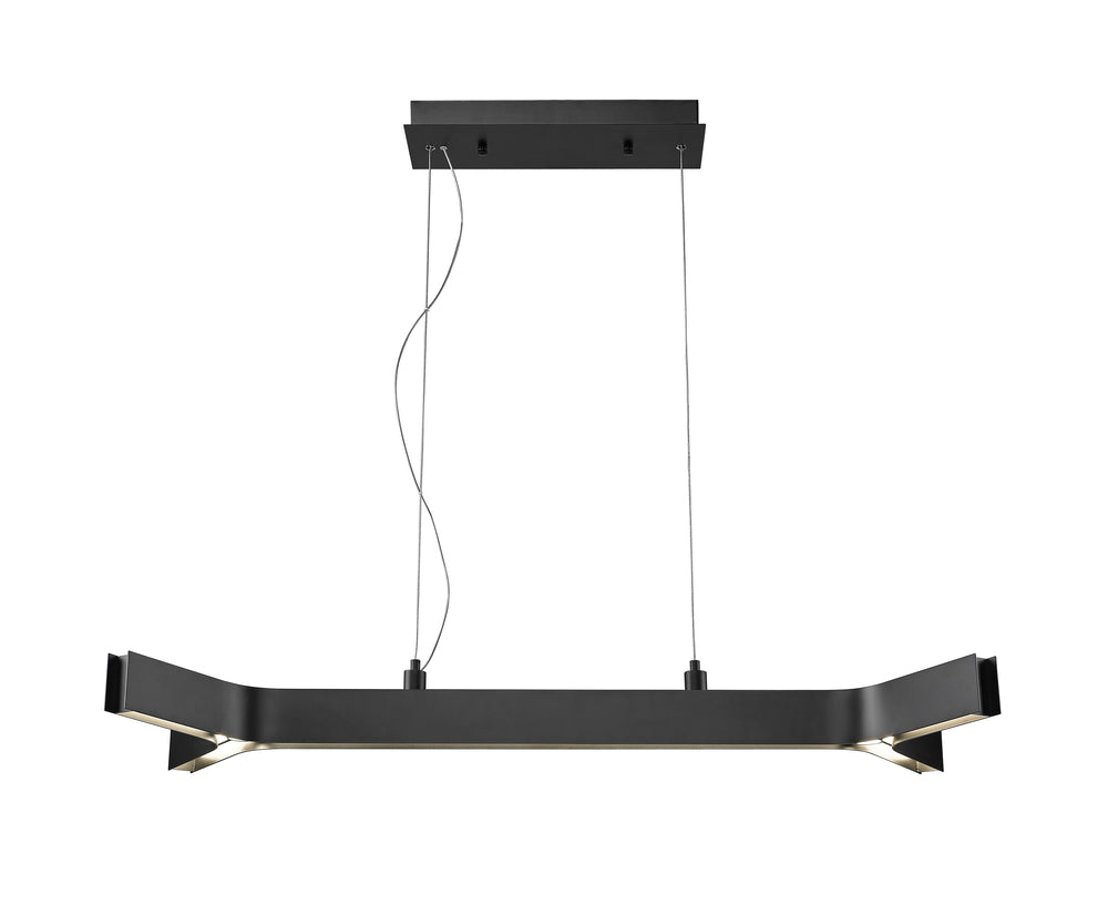 Arcano 5 Light Pendant in Matte Black Finish