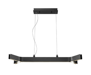 Arcano 5 Light Pendant in Matte Black Finish