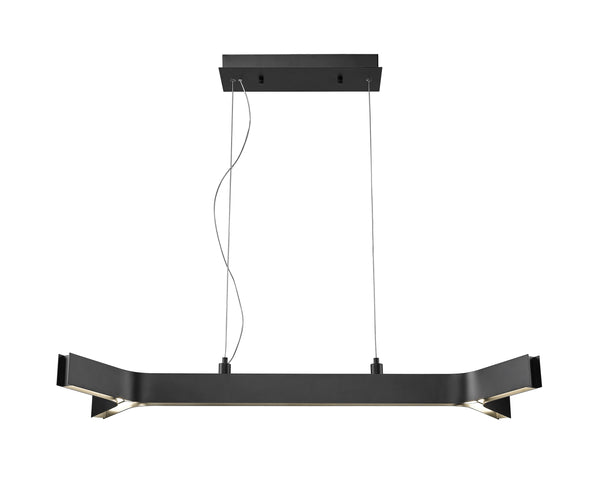 Arcano 5 Light Pendant in Matte Black Finish