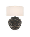 Tattoo Table Lamp In Brewed Latte & Molé Black