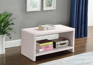 Diana Night Stand In Cream Velvet