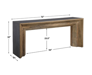 Vail Reclaimed Wood Console Table