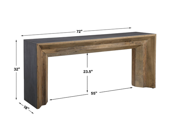 Vail Reclaimed Wood Console Table