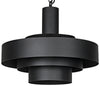 Parlor Pendant, Black Steel