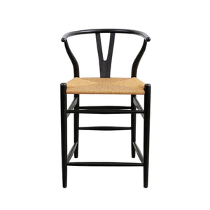 Wishbone Counter Stool - Black