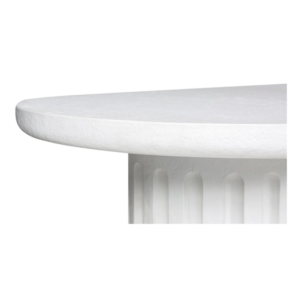 Moe's Eris Outdoor Dining Table in White