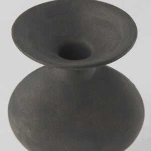 Kaz 6.7L x 5.5W x 11.2H Earthy Brown Ceramic Vase