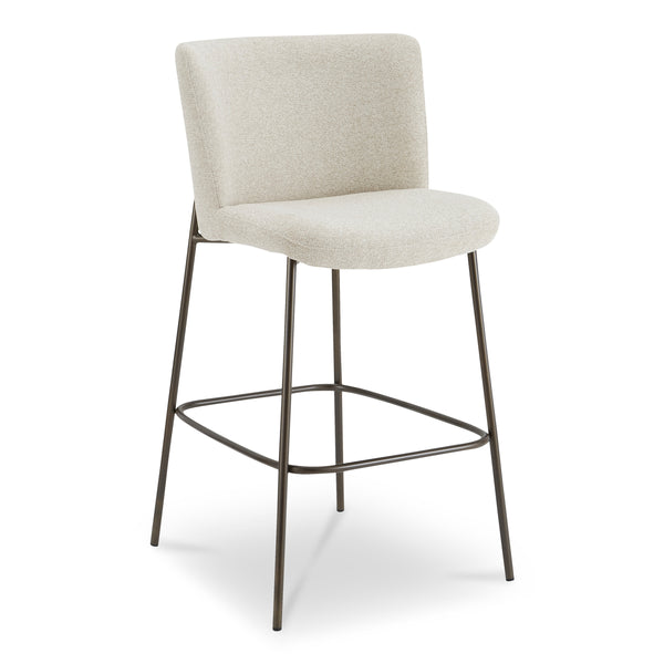 Moe's Early Bar Stool in Beige Performance Fabric