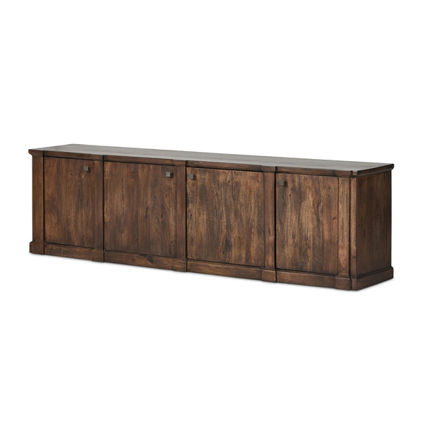 Newton Media Console in Brown
