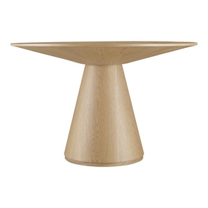 Moe's Otago Round 54" Dining Table in Natural Oak
