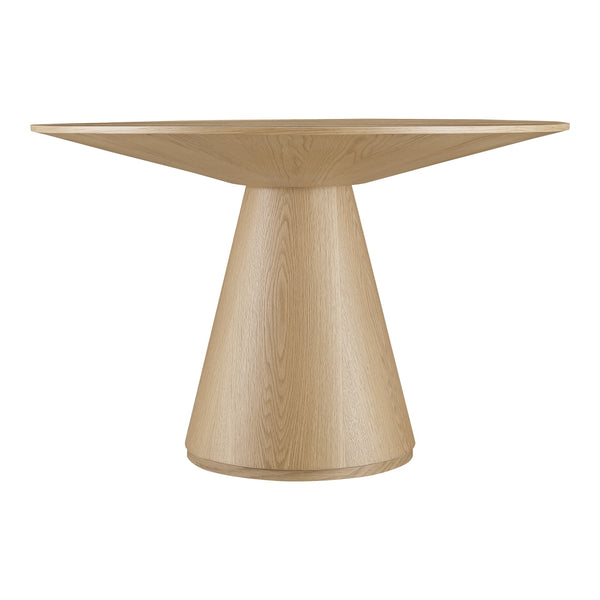 Moe's Otago Round 54" Dining Table in Natural Oak