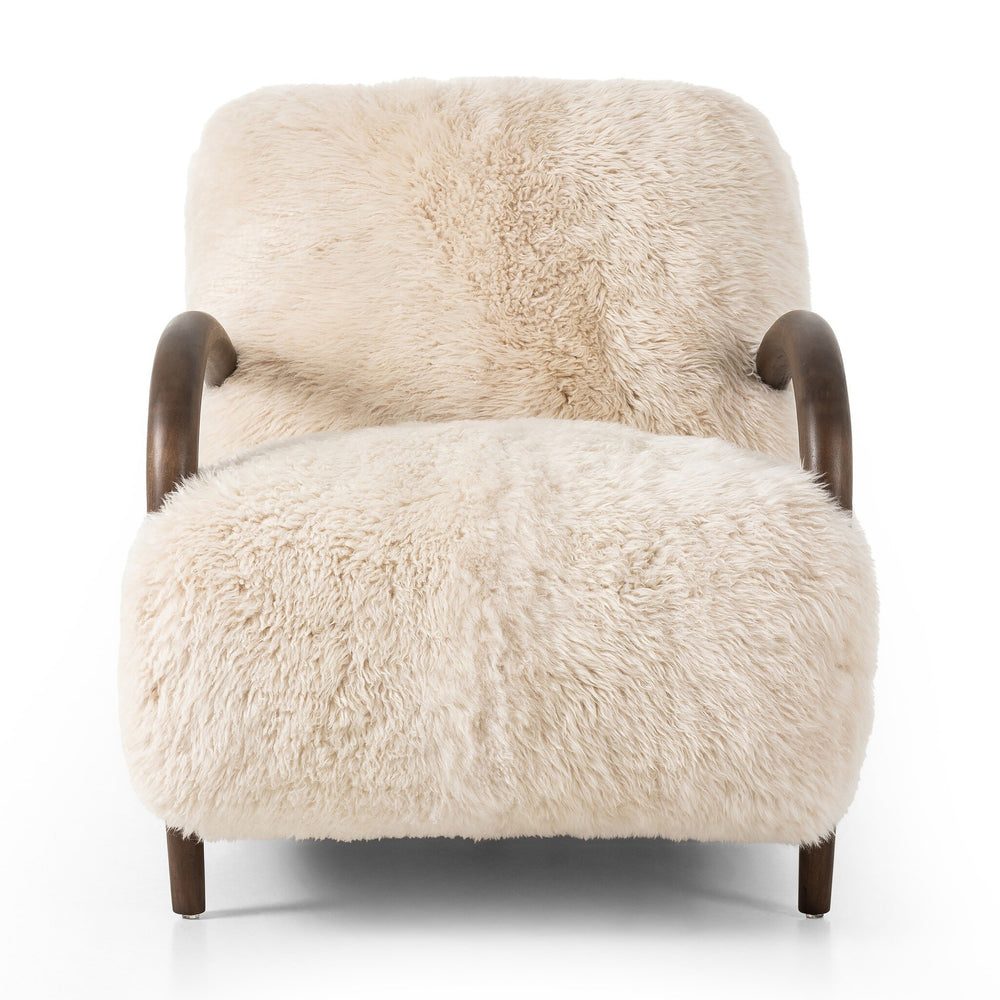 Sandro Chair - Champagne Mongolian Fur