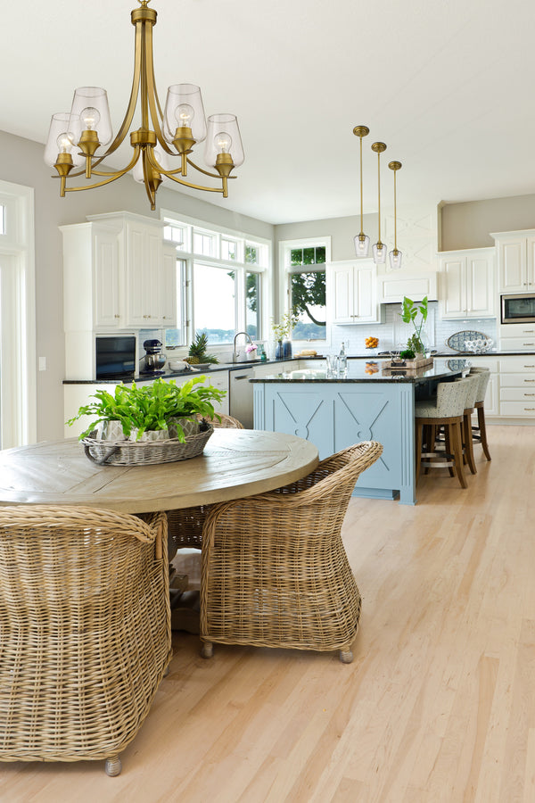 Joliet 5 Light Chandelier in Olde Brass Finish