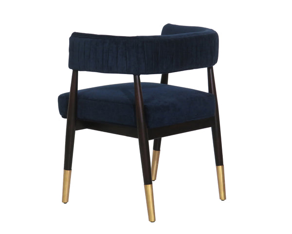 CALLEM DINING ARMCHAIR - DANNY NAVY