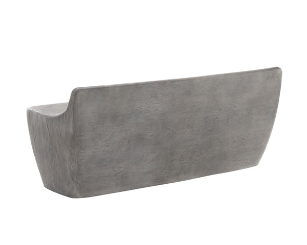 LEDGER BENCH - ASH GREY WOOD LOOK