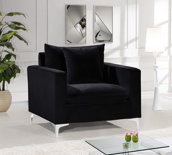 Lucy Chair In Black Velvet