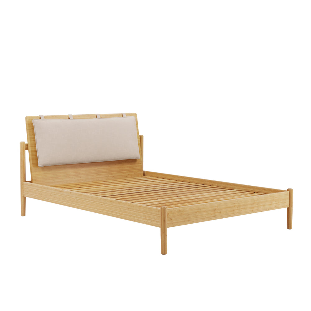 Monterey Queen Platform Bed, Wheat