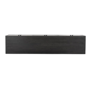 Reza Media Console - Worn Black Parawood