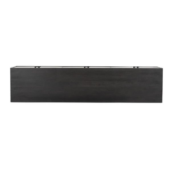 Reza Media Console - Worn Black Parawood