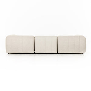 Gwen Outdoor 3 Pc Sectional In Faye Sand