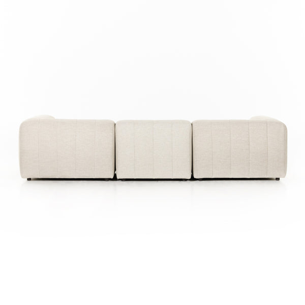 Gwen Outdoor 3 Pc Sectional In Faye Sand
