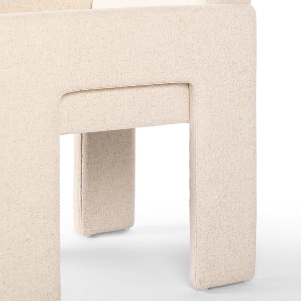 Amur Dining Armchair in Natural Antwerp