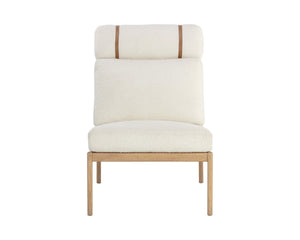 ELANOR LOUNGE CHAIR - LIGHT OAK - ALTRO WHITE