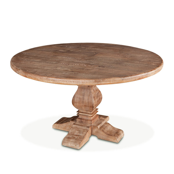 San Rafael 48" Round Dining Table Antique Oak