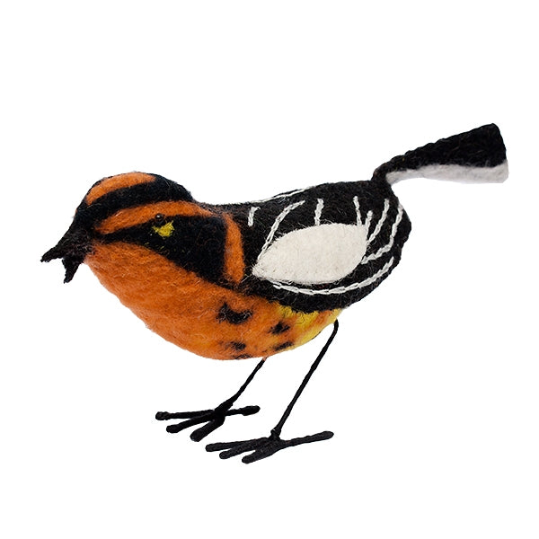 Blackburnian Warbler, Felt Bird