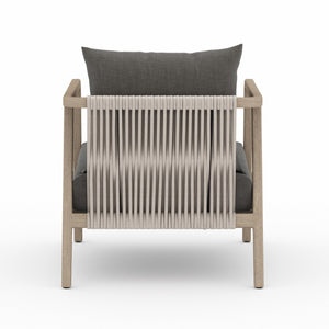 Numa Outdoor Chair in Brown and Charcoal