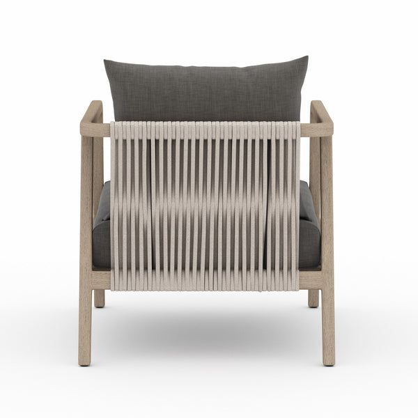 Numa Outdoor Chair in Brown and Charcoal