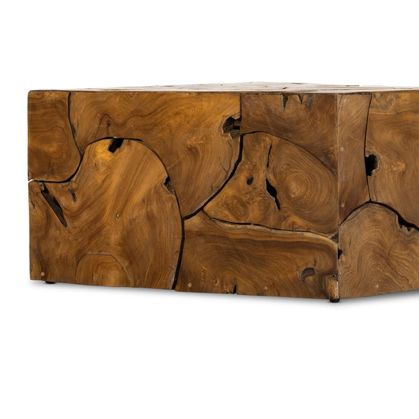 Tomlin Outdoor Bunching Table In Teak Root