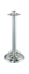 Players Billiard Cue Stand in Brushed Nickel Finish