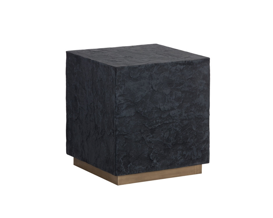 Newbury Side Table - Black Slate