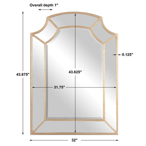 Francoli Gold Arch Mirror