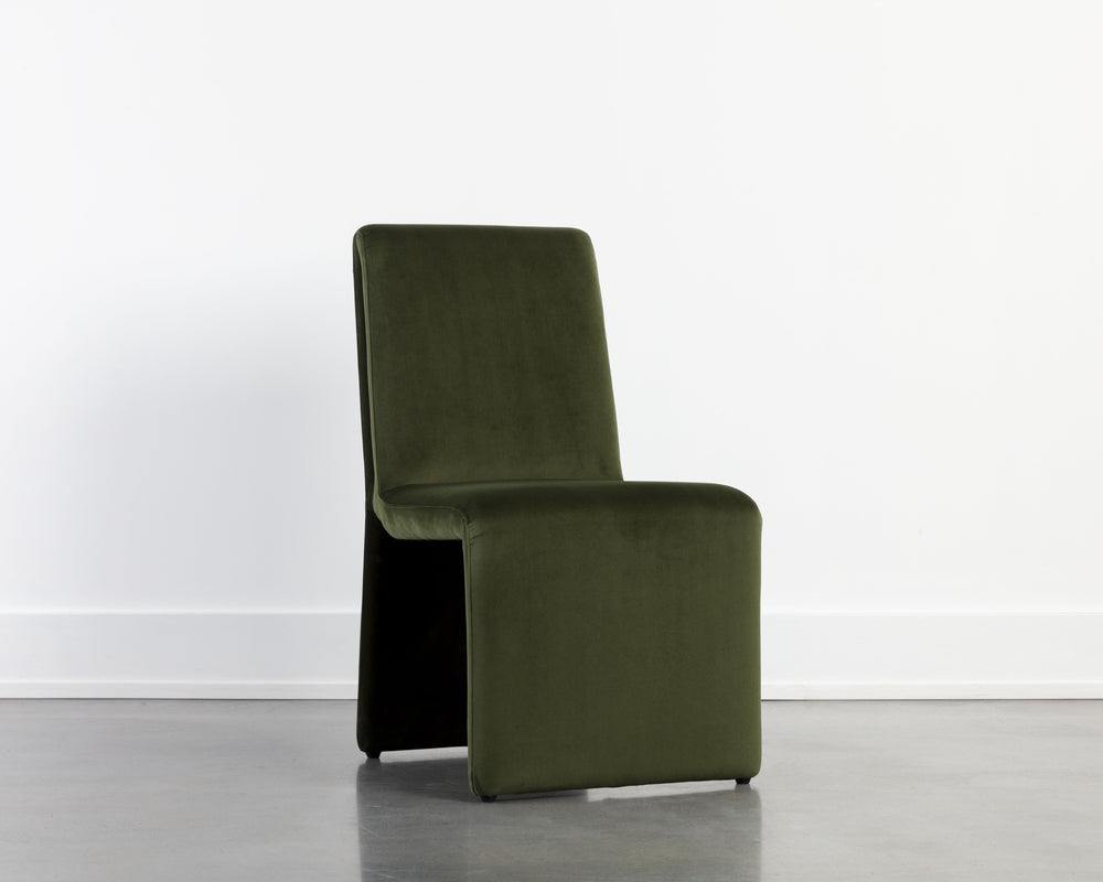 CASCATA DINING CHAIR - MOSS GREEN