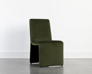 CASCATA DINING CHAIR - MOSS GREEN