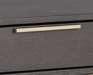 Rebel Nightstand - Gold - Charcoal Grey