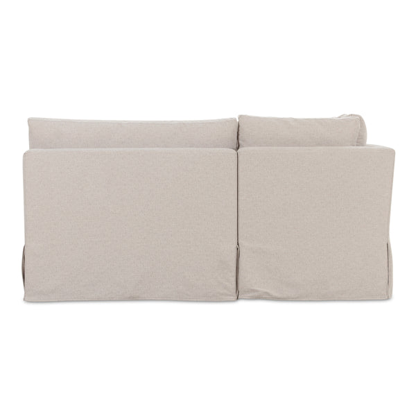 Moe's Fable Slipcover Dining Banquette U-Shape Beige 168"